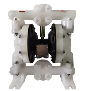 Diaphragm Pump Valve 1 Inch Plastic Pump Pneumatic Diaphragm Pump With PTFE Diaphragm And PTFE Valve Ball