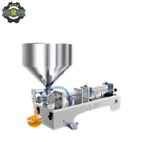 Machine semi-automatique JIAHE à entraînement mécanique de haute précision pour le remplissage de boissons, sauces, huiles, pâtes de tomates et miel en sacs et fûts – Prix usine