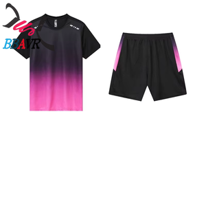 Unisex <b>Women's</b> Fast Dry Knit T-shirt and Short Sports <b>Running</b> Training Sets <b>Women</b>''s Tracksuit Summer Sets - Product Image 1