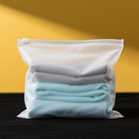 Sacs en plastique transparents à fermeture éclair avec logo personnalisé pour vêtements, chaussures, chaussettes - Sacs d'emballage en PE imperméables et résistants à l'humidité