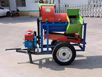 Machine de décorticage automatique à haute productivité pour le maïs, le riz, le soja, le sorgho, le blé et les décortiqueurs multifonctionnels.