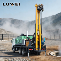Foreuse mobile à grand couple pour véhicules, équipement de forage de puits d'eau pour l'approvisionnement en eau des mines et les puits agricoles