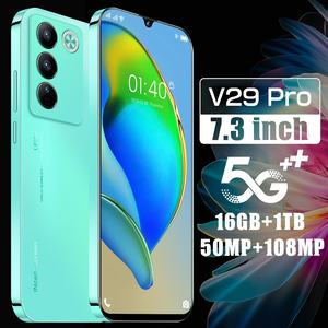 Vendita calda telefoni originali V29/V27e pro Android a buon mercato 7.3 pollici <span class=keywords><strong>linea</strong></span> di terra 5g smart phone 16GB + 1TB cellulare - Product Image 3
