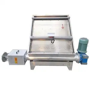 inclined screen manure dewatering machine/chicken manure separator/screw press horse manure dewatering machine