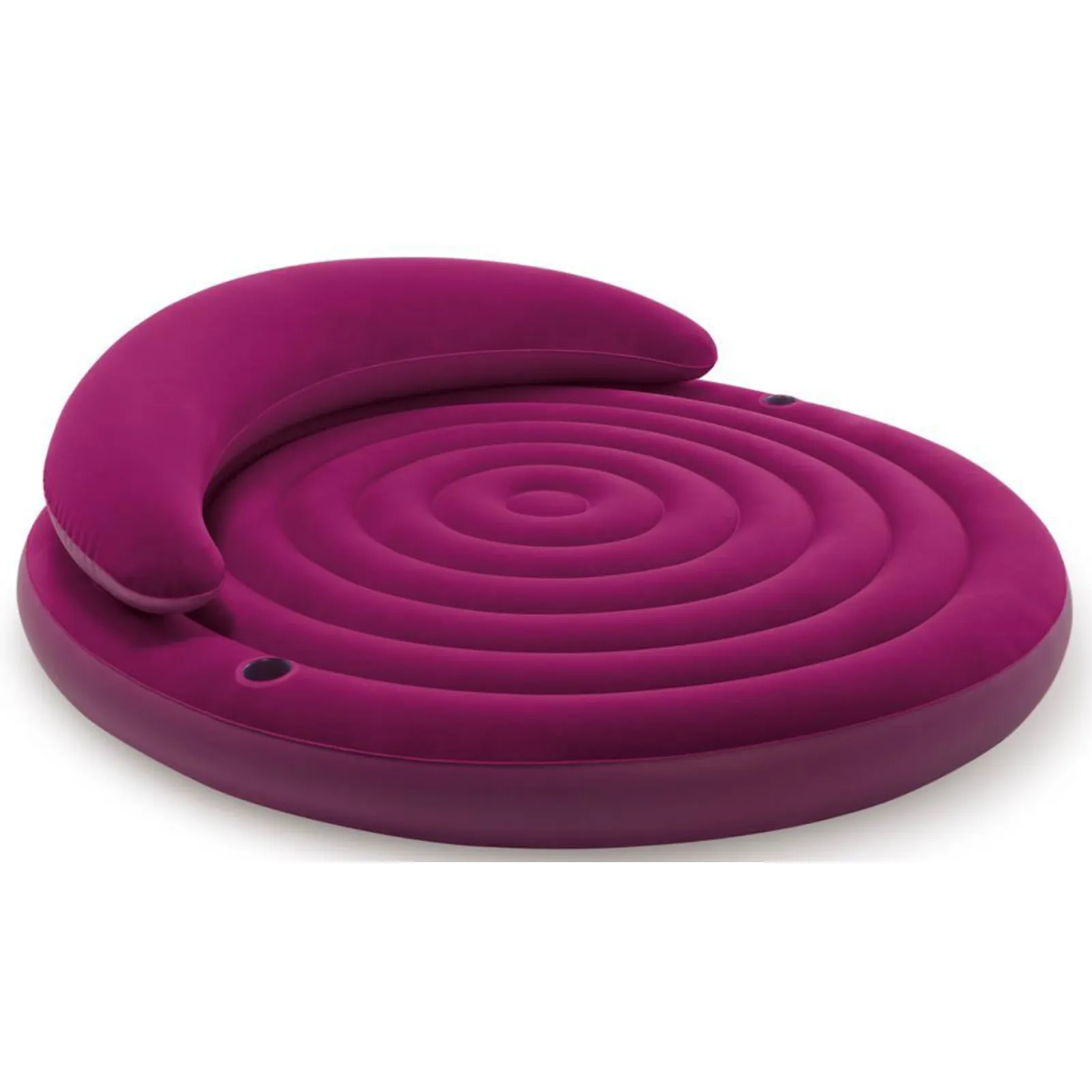 ПВХ надувной продукт удобный диван/надувной фиолетовый воздушный матрас/надувной матрас