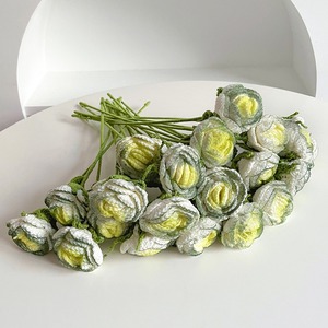 Ramos de rosas tejidos a mano, decoraciones florales versátiles, ganchos para flores de vida eterna, hilo de tejer, flores al por mayor - Product Image 6