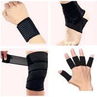 Bande de sport bande élastique bande de premiers soins bande athlétique auto-adhésive pour les athlètes de boxe Bandages poignet cheville entorses gonflement