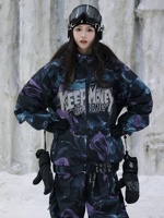 Winter Couple Skiing Suites New Warm Woman Snow Set Outdoor Ski Sport Suit Men Windproof Snowboard Tracksuit Loose Snow Clothing