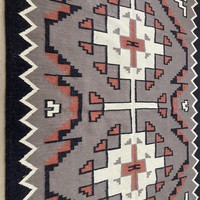 Tapis Kilim Navajo en laine, style vintage, tapis d'intérieur bohème à poils plats, motif géométrique losanges, tapis tissé lavable, tons terreux, pour la décoration de la maison