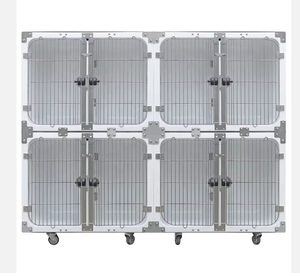 Gabbie per Cani in Fibra di Vetro Mobili e Facili da Pulire, Divisibili - Product Image 1