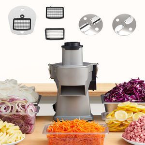 <span class=keywords><strong>2025</strong></span> Máquina De Cortador De Vegetais Comerciais Batata Cenoura Cebola Slicer Shredder Cube Máquina De Corte 4 em 1 Design - Product Image 1