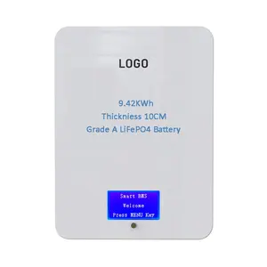 Настенная солнечная батарея 48 В, 100 А/ч, 200 А/ч, литиевая батарея Lifepo4