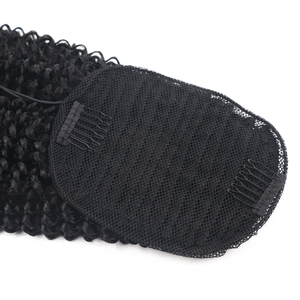 2025 <strong>New</strong> Product Unprocessed Raw <strong>Brazilian</strong> Hair Ponytail Kinky Curly 3A3B Hair Extensions for Women - Product Image 4