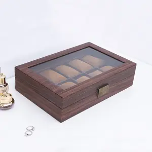 Kotak Display Penyimpanan Kotak Arloji Kayu Produsen Grosir