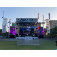 RAYBO Pantalla LED HD para exteriores P3.91 P4.81 Panel de pared de video para club nocturno Cabina de DJ Alquiler Pantalla de escenario Centros comerciales adecuados