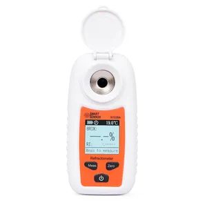 Handheld ST335A Refractometer Smart Sensor Sugar Brix Meter 1.333-1.426 Refractive Index Saccharimeter For Fruits Beverages