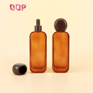 Flacons compte-gouttes en verre ambré vides pour cosmétiques, huiles essentielles, sérums visage et huiles capillaires, 30ML, 50ML, 100ML, 120ML, avec tube en papier - Product Image 4