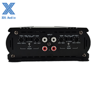 Amplificateur de voiture mini classe D haut de gamme 200W*4 canaux en aluminium avec crossovers et égaliseurs 20Hz-20kHz 11V-15V Garantie 2 ans