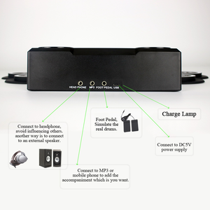 Bora DM10 Tambor Enrollable, Instrumento Musical, Tambor Electrónico Enrollable de Silicona con Altavoz e Interfaz USB - Product Image 6