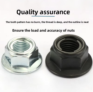 Tuerca de Seguridad Autoblocante de Acero al Carbono GB6187 de Grado 10.9 Youwei, con Brida Hexagonal Izquierda, Antideslizante, de Alta Resistencia, Forjada, M6 M8 M10 - Product Image 2