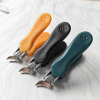 Coupe-ongles anti-éclaboussures en acier inoxydable à pointe inclinée et grande ouverture pour les ongles des bébés - Manucures sans effort pour la maison