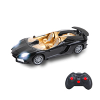 Voiture de sport RC convertible HTL 1:18 avec lumières LED, voiture de course télécommandée 4CH, véhicule électrique jouet pour garçons