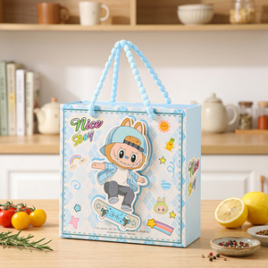 Caixa de Presente de Celebração de 100 Dias, Lembrança de Aniversário de 10 Anos, Caixa de Papel para Jardim de Infância, Material de Papelaria, Brinquedo de Flor, Caixa de Embalagem de Futebol Infantil - Product Image 1