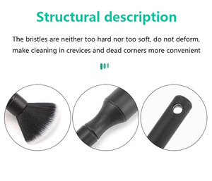 Spazzola Personalizzabile in Setole Sintetiche Morbide Premium <span class=keywords><strong>per</strong></span> Pulizia <span class=keywords><strong>Auto</strong></span>, Dettagli e Lavaggio <span class=keywords><strong>Interni</strong></span> o Esterni - Product Image 2