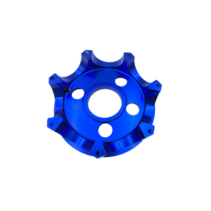 CNC Machining Blue Anodized Aluminum Components Precision Milling Turning Service OEM Customized Fabricated - Product Image 1