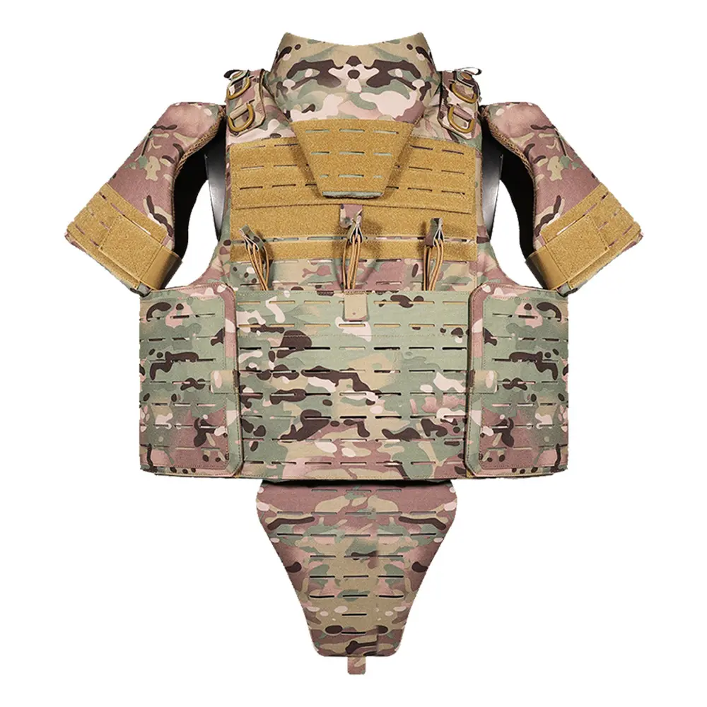 Full Body Amour Custom Bandolier Molle Multicam Outdoor Combat 5Xl Outer Laser Cut Quick Release Tactical Vests Plate Carriers