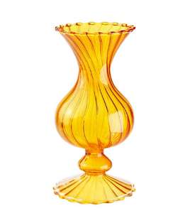 Terrario de vidrio borosilicato de estilo nórdico soplado a mano con rayas para arreglo floral hidropónico - Product Image 3