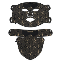 Masque facial LED à lumière rouge portable, designs innovants, 7 couleurs + infrarouge, silicone, ultra fin