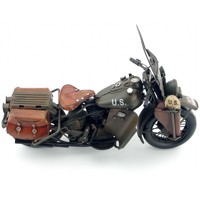 Offre Spéciale américain Harley WLA MOTO modèle maison accessoires cadeau rétro et créatif fer art Décoration européenne