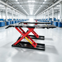 Elevador de Tijera para Autos de 3500 Toneladas con Certificación CE, Elevación Media Sin Enlaces Cruzados, Placa de Acero al Manganeso de 25 mm, Elevación Estable para Talleres de Reparación de Automóviles