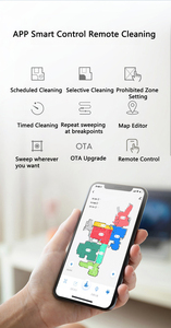 <span class=keywords><strong>Robot</strong></span> aspirateur intelligent <span class=keywords><strong>multifonction</strong></span> tout-en-un avec vadrouille autonettoyante en temps réel, idéal pour le nettoyage en profondeur des sols à la maison M1pro - Product Image 5