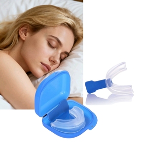 Protector bucal de silicona ajustable de marca privada para ronquidos, muestra gratuita, protector bucal personalizado para <span class=keywords><strong>dormir</strong></span> con estuche. - Product Image 4