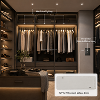Driver d'éclairage pour armoire avec 6 sorties contrôlées et 1 port indépendant, alimentation LED 12V 24V 36W 60W FREE36-24