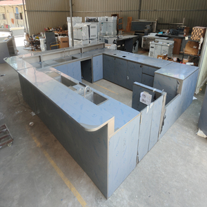 สถานีผสมสแตนเลสเกรด 304 สำหรับเชิงพาณิชย์ พร้อมอ่างล้างมือและที่เก็บของ กันน้ำ กันสนิม สำหรับร้านอาหารและคาเฟ่ - Product Image 6