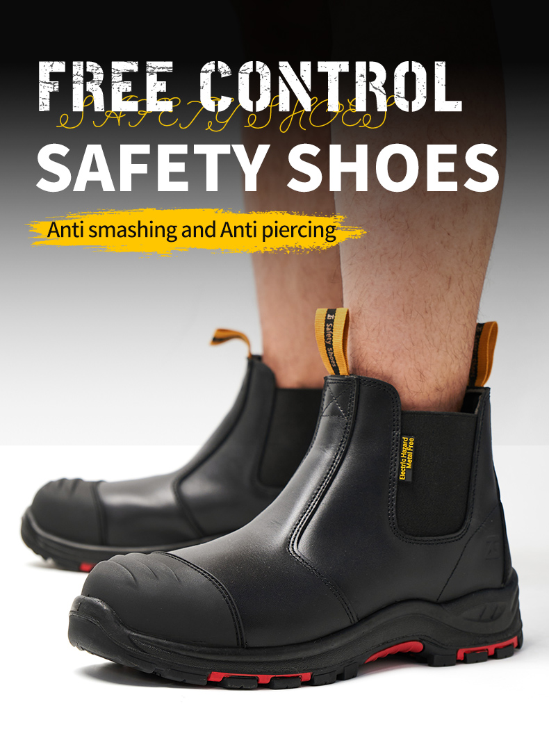 L607 ZG Brand New Stylish Steel Toe Work Boots - Safety Shoes