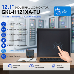 Moniteur tactile Premium Plug and Play sans pilote, moniteur USB à montage sur panneau, moniteur PNP avec supports de montage sur panneau - Product Image 1