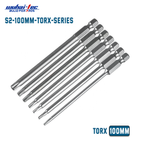 Pabrik disesuaikan 100MM seri Torx magnetik satu ujung sekrup bit kelas industri dengan kinerja kuat obeng OEM