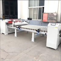 Machine de laminage automatique pour le travail du bois, panneaux MDF, panneaux de particules, film PET, PVC, HPL, ligne de laminage