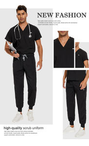 2025 ensemble d'infirmières d'hôpital d'infirmières en rayonne résistant à l'usure et respirant ensemble de gommages de Style Jogging en gros personnalisé - Product Image 6