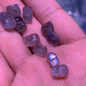 Bracelets en cristal naturel sculpté à la main, pendentif renard <span class=keywords><strong>pixiu</strong></span>, neuf à motif, accessoires de décoration, artisanat animaux, vente en gros, - Product Image 4