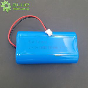 ब्लू Taiyang 5800mah 18650 लिथियम आयन बैटरी पैक 3.7v 2P1S बैटरी 18650 5800mah - Product Image 1