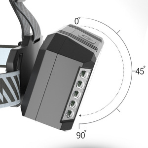 Linterna Frontal LED Recargable de Aleación de Aluminio, 120 Lm, Luz Blanca, para Ciclismo, Pesca, Emergencias y Uso en Exteriores - Product Image 2