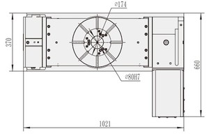 RTS-320 5 axes Machine CNC Centre d'usinage pièces CNC Table tournante CNC pour machines CNC - Product Image 4