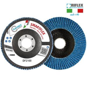 แผ่นขัดเฟอร์วี สมาร์ทเฟล็กซ์ ขนาด 125x22 มม. สีน้ำเงิน ปราศจากเหล็ก สำหรับงานขัด - Product Image 1