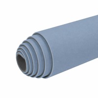 Tapis de yoga TPE antidérapant et insonorisant de 90 cm de large et 15 mm d'épaisseur, tapis d'exercice et de danse, impression de logo personnalisée disponible