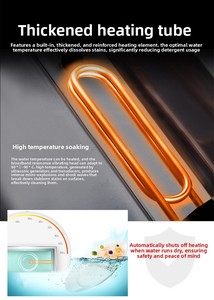 Nuovo Pulitore a <span class=keywords><strong>Ultrasuoni</strong></span> Industriale Commerciale JEEKI con Vasca in Acciaio da 50 Galloni, 200-400V, Garanzia di 1 Anno - Product Image 5